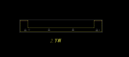 不锈钢铰链支架下料冲压模具图缩略图